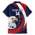 Custom USA Rugby Family Matching Long Sleeve Bodycon Dress and Hawaiian Shirt Go Eagles Sporty Style - Wonder Print Shop