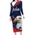 Custom USA Rugby Family Matching Long Sleeve Bodycon Dress and Hawaiian Shirt Go Eagles Sporty Style - Wonder Print Shop