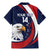 Custom USA Rugby Family Matching Mermaid Dress and Hawaiian Shirt Go Eagles Sporty Style - Wonder Print Shop