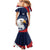 Custom USA Rugby Family Matching Mermaid Dress and Hawaiian Shirt Go Eagles Sporty Style - Wonder Print Shop