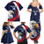 Custom USA Rugby Family Matching Summer Maxi Dress and Hawaiian Shirt Go Eagles Sporty Style - Wonder Print Shop