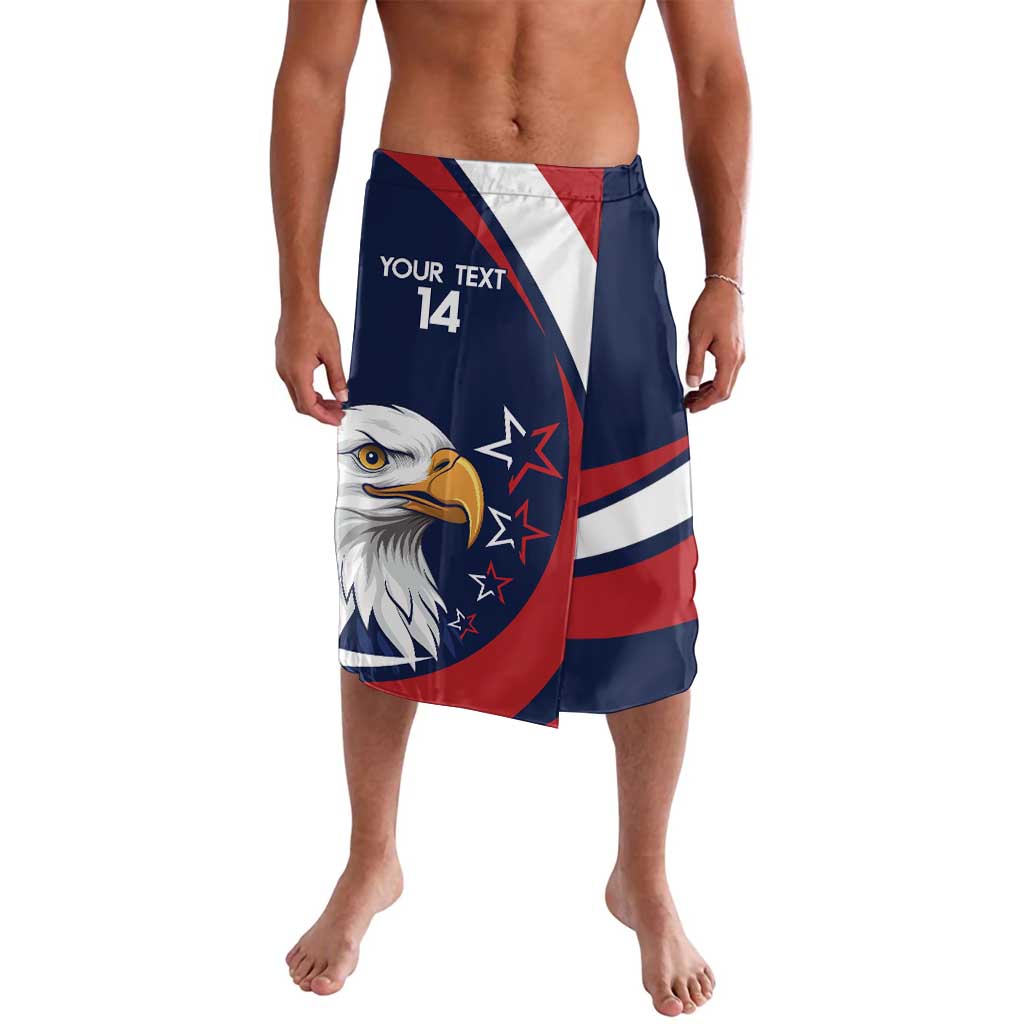 Custom USA Rugby Lavalava Go Eagles Sporty Style - Wonder Print Shop