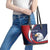 Custom USA Rugby Leather Tote Bag Go Eagles Sporty Style