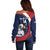 Custom USA Rugby Off Shoulder Sweater Go Eagles Sporty Style - Wonder Print Shop