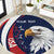 Custom USA Rugby Round Carpet Go Eagles Sporty Style