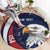 Custom USA Rugby Round Carpet Go Eagles Sporty Style