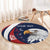 Custom USA Rugby Round Carpet Go Eagles Sporty Style