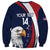 Custom USA Rugby Sweatshirt Go Eagles Sporty Style