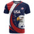 Custom USA Rugby T Shirt Go Eagles Sporty Style