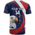 Custom USA Rugby T Shirt Go Eagles Sporty Style