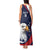 Custom USA Rugby Tank Maxi Dress Go Eagles Sporty Style