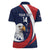 Custom USA Rugby Women Polo Shirt Go Eagles Sporty Style