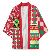 Personalized Amazon Warriors Cricket Christmas Kimono Guyana Merry Xmas - Wonder Print Shop