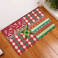 Amazon Warriors Cricket Christmas Rubber Doormat Guyana Merry Xmas - Wonder Print Shop