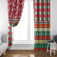 Amazon Warriors Cricket Christmas Window Curtain Guyana Merry Xmas - Wonder Print Shop