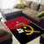 Personalised Angola Independence Day Area Rug Angolan Samakaka With Giant Sable Antelope - Wonder Print Shop