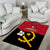 Personalised Angola Independence Day Area Rug Angolan Samakaka With Giant Sable Antelope - Wonder Print Shop