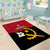 Personalised Angola Independence Day Area Rug Angolan Samakaka With Giant Sable Antelope - Wonder Print Shop