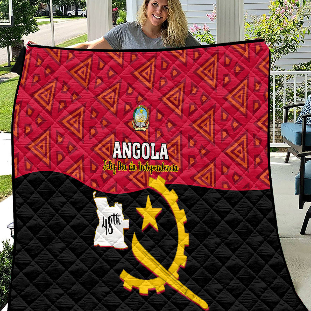 personalised-angola-independence-day-quilt-angolan-samakaka-with-giant-sable-antelope