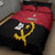 Personalised Angola Independence Day Quilt Bed Set Angolan Samakaka With Giant Sable Antelope - Wonder Print Shop