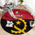 personalised-angola-independence-day-round-carpet-angolan-samakaka-with-giant-sable-antelope