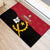 Personalised Angola Independence Day Rubber Doormat Angolan Samakaka With Giant Sable Antelope - Wonder Print Shop