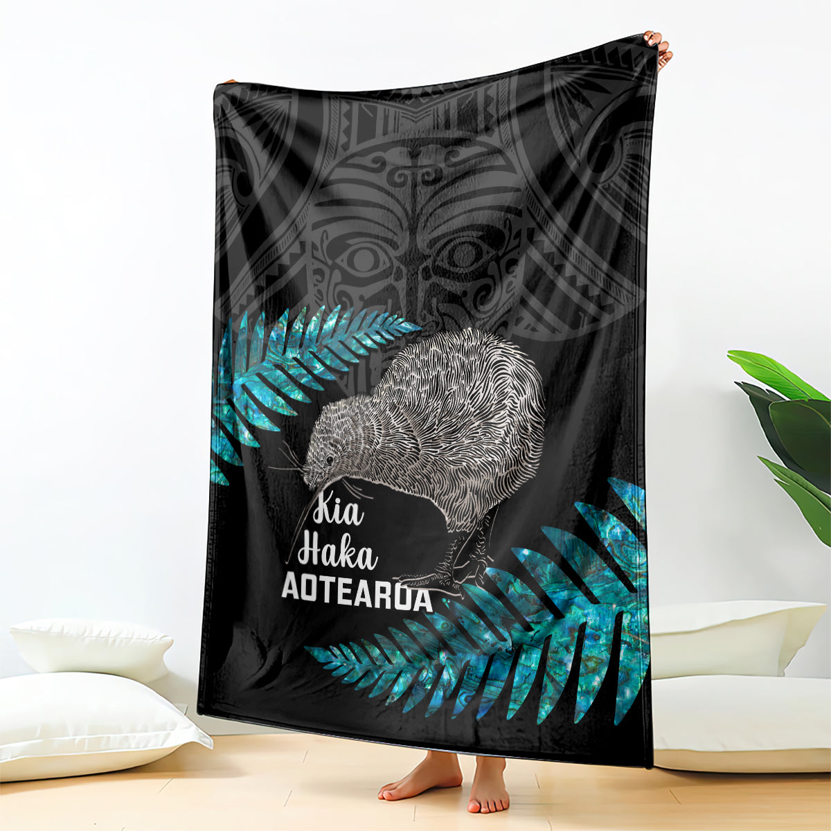 custom-new-zealand-silver-fern-rugby-blanket-pacific-2023-kia-haka-kiwis-with-maori-ta-moko