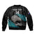 Custom New Zealand Silver Fern Rugby Bomber Jacket Pacific 2023 Kia Haka Kiwis With Maori Ta Moko - Wonder Print Shop