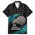 Custom New Zealand Silver Fern Rugby Family Matching Mermaid Dress and Hawaiian Shirt Pacific 2023 Kia Haka Kiwis With Maori Ta Moko - Wonder Print Shop