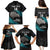 Custom New Zealand Silver Fern Rugby Family Matching Puletasi Dress and Hawaiian Shirt Pacific 2023 Kia Haka Kiwis With Maori Ta Moko - Wonder Print Shop