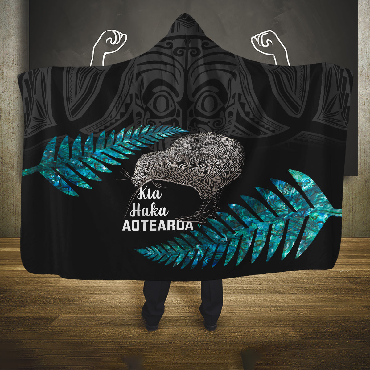 custom-new-zealand-silver-fern-rugby-hooded-blanket-pacific-2023-kia-haka-kiwis-with-maori-ta-moko