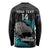 Custom New Zealand Silver Fern Rugby Long Sleeve Shirt Pacific 2023 Kia Haka Kiwis With Maori Ta Moko - Wonder Print Shop