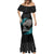 Custom New Zealand Silver Fern Rugby Mermaid Dress Pacific 2023 Kia Haka Kiwis With Maori Ta Moko - Wonder Print Shop