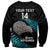 Custom New Zealand Silver Fern Rugby Sweatshirt Pacific 2023 Kia Haka Kiwis With Maori Ta Moko - Wonder Print Shop