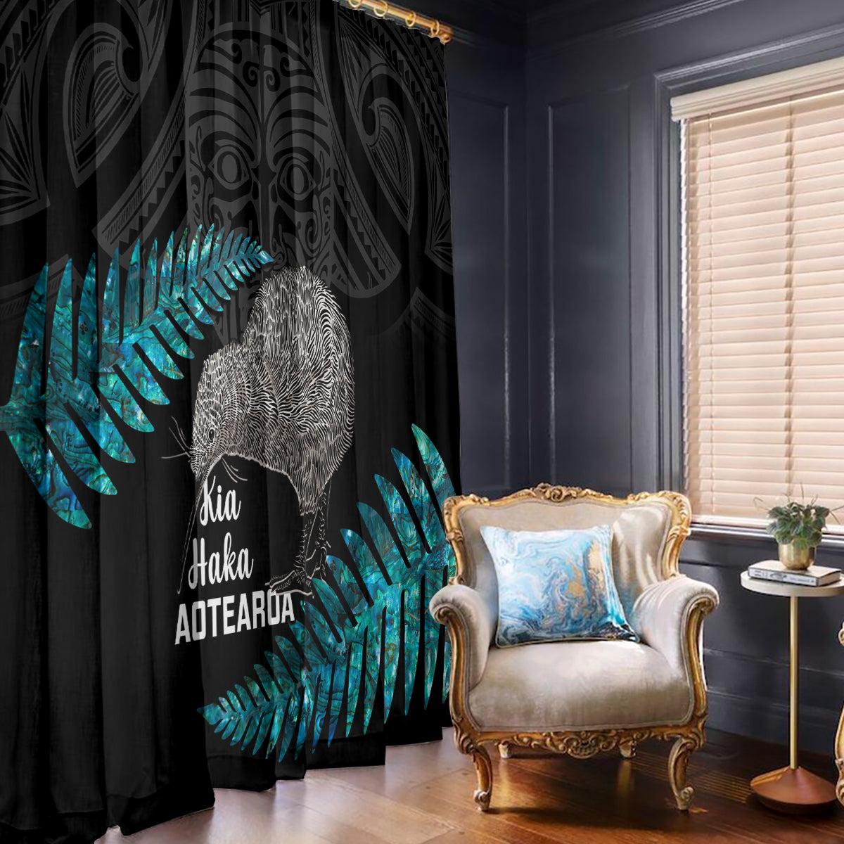 custom-new-zealand-silver-fern-rugby-window-curtain-pacific-2023-kia-haka-kiwis-with-maori-ta-moko