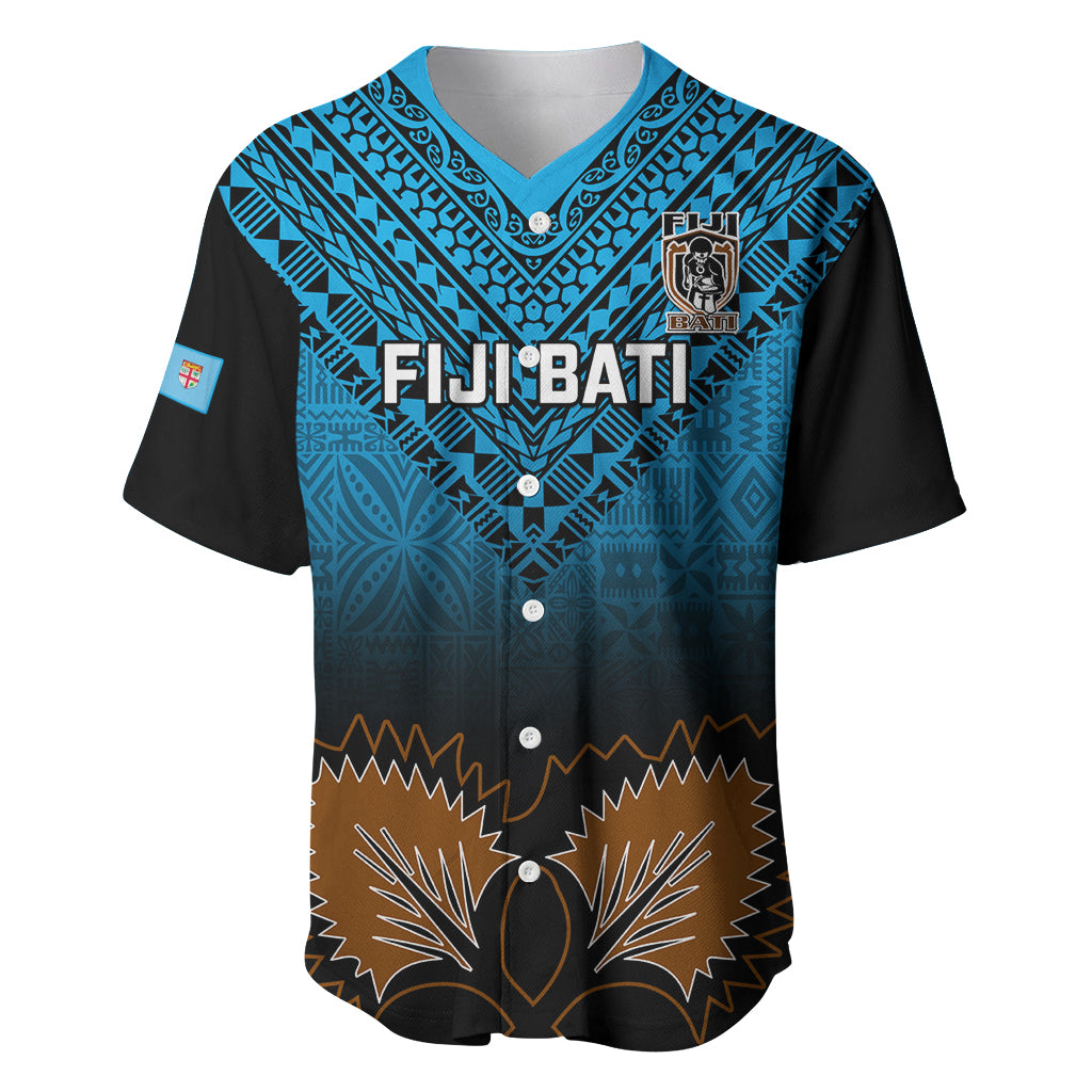 Custom Fiji Tapa Rugby Baseball Jersey Pacific 2023 Go Fijian Bati - Wonder Print Shop