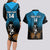 Custom Fiji Tapa Rugby Couples Matching Long Sleeve Bodycon Dress and Hawaiian Shirt Pacific 2023 Go Fijian Bati - Wonder Print Shop