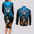 Custom Fiji Tapa Rugby Couples Matching Long Sleeve Bodycon Dress and Long Sleeve Button Shirts Pacific 2023 Go Fijian Bati - Wonder Print Shop