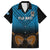 Custom Fiji Tapa Rugby Family Matching Off Shoulder Short Dress and Hawaiian Shirt Pacific 2023 Go Fijian Bati - Wonder Print Shop