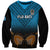 Custom Fiji Tapa Rugby Sweatshirt Pacific 2023 Go Fijian Bati - Wonder Print Shop