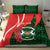 Personalised Burkina Faso Republic Day Bedding Set Happy 66th Anniversary - Bogolan Pattern - Wonder Print Shop