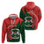 Personalised Burkina Faso Republic Day Hoodie Happy 66th Anniversary - Bogolan Pattern - Wonder Print Shop