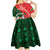 Personalised Burkina Faso Republic Day Kid Short Sleeve Dress Happy 66th Anniversary - Bogolan Pattern - Wonder Print Shop