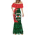 Personalised Burkina Faso Republic Day Mermaid Dress Happy 66th Anniversary - Bogolan Pattern - Wonder Print Shop