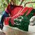 Personalised Burkina Faso Republic Day Quilt Happy 66th Anniversary - Bogolan Pattern - Wonder Print Shop