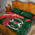 Personalised Burkina Faso Republic Day Quilt Bed Set Happy 66th Anniversary - Bogolan Pattern - Wonder Print Shop