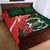 Personalised Burkina Faso Republic Day Quilt Bed Set Happy 66th Anniversary - Bogolan Pattern - Wonder Print Shop