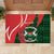 Personalised Burkina Faso Republic Day Rubber Doormat Happy 66th Anniversary - Bogolan Pattern - Wonder Print Shop