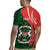 Personalised Burkina Faso Republic Day Rugby Jersey Happy 66th Anniversary - Bogolan Pattern - Wonder Print Shop