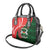 Personalised Burkina Faso Republic Day Shoulder Handbag Happy 66th Anniversary - Bogolan Pattern